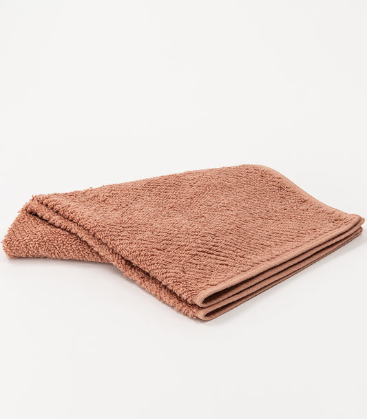Bhumi Organic Cotton - Twill Hand Towel - Coral