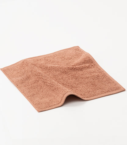 Bhumi Organic Cotton - Twill Wash Cloth - Coral