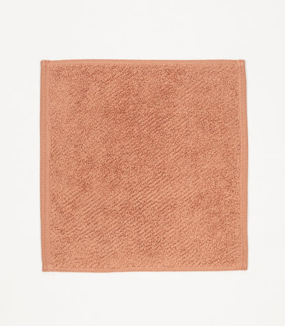 Bhumi Organic Cotton - Twill Wash Cloth - Coral