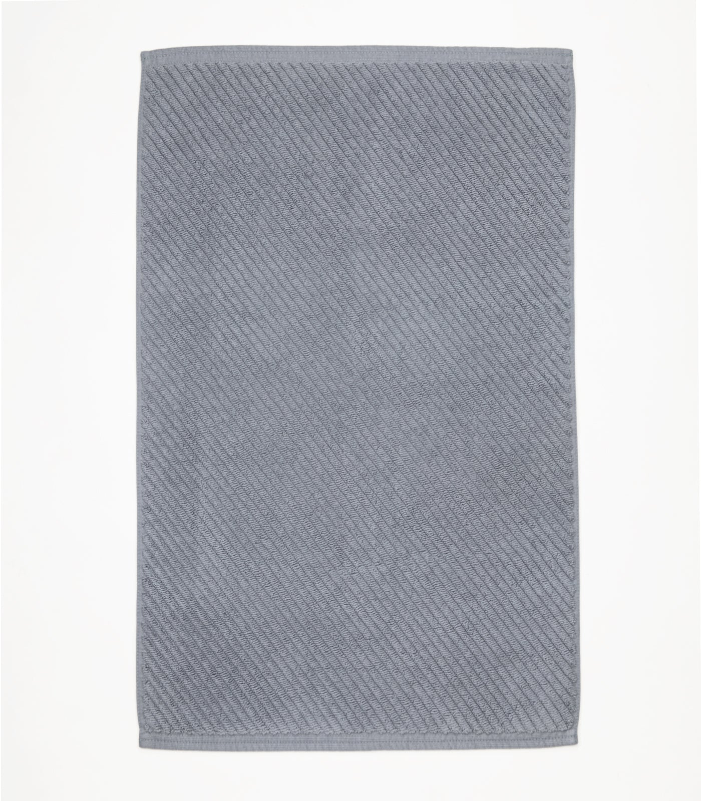 Bhumi Organic Cotton - Twill Bath Mat - Granite Blue