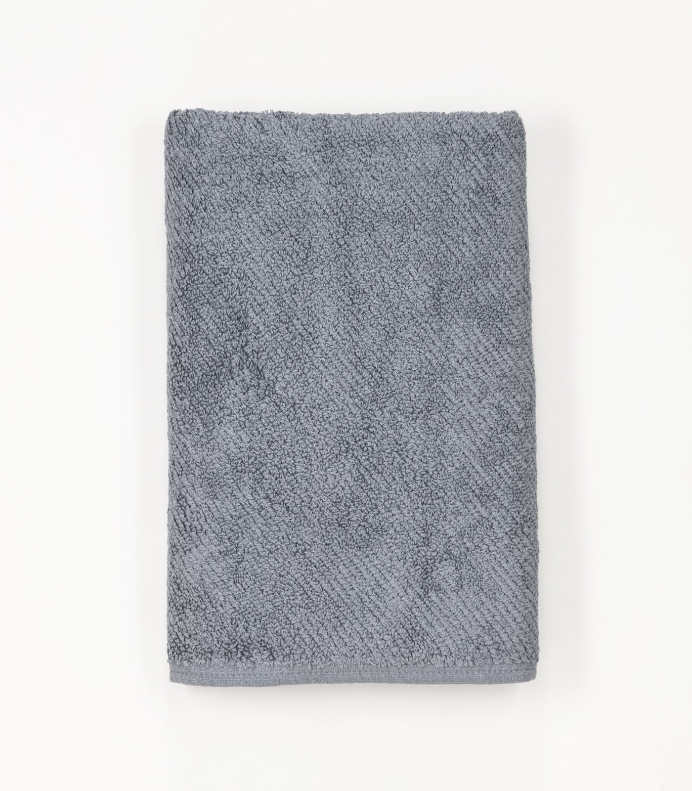 Bhumi Organic Cotton - Twill Bath Towel - Graphite Blue