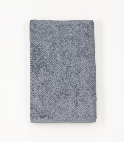 Bhumi Organic Cotton - Twill Bath Towel - Graphite Blue