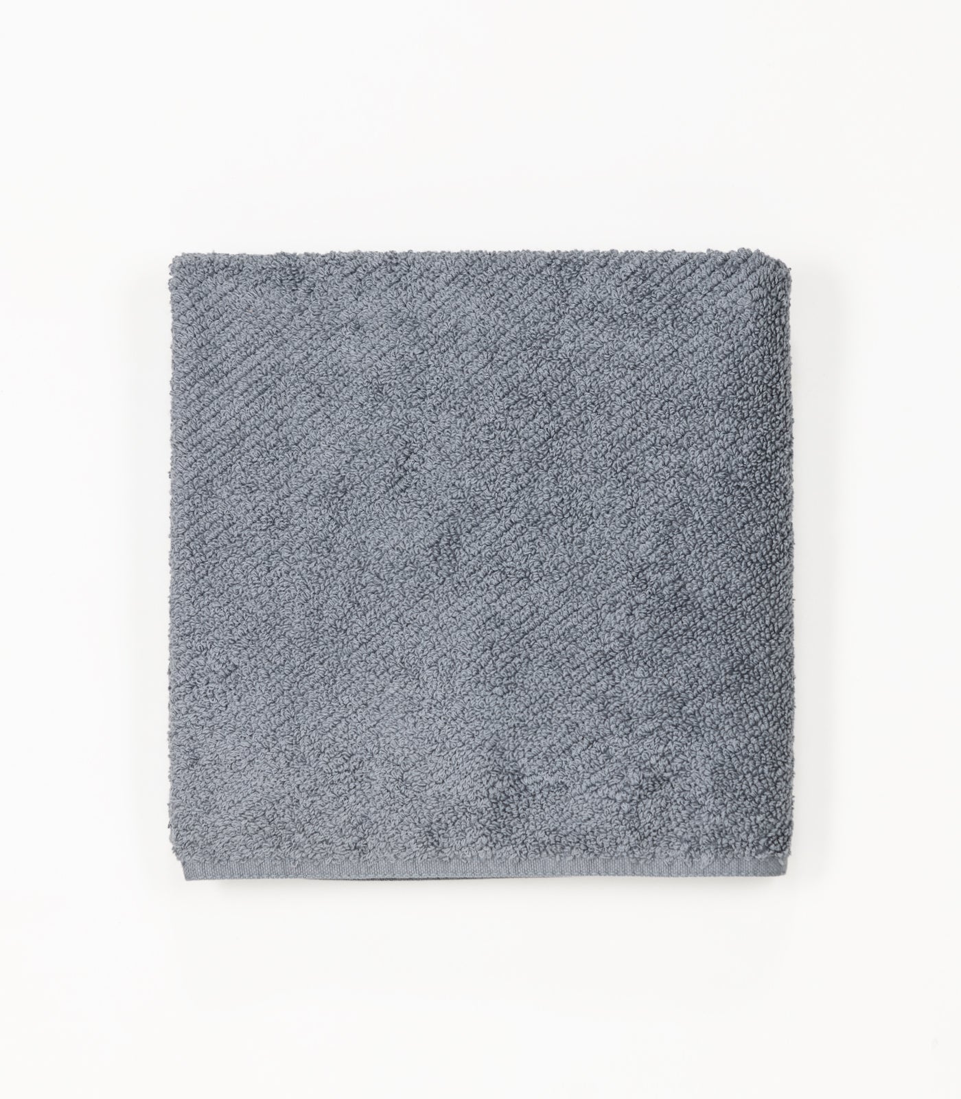 Twill Fitness Towel - Granite Blue