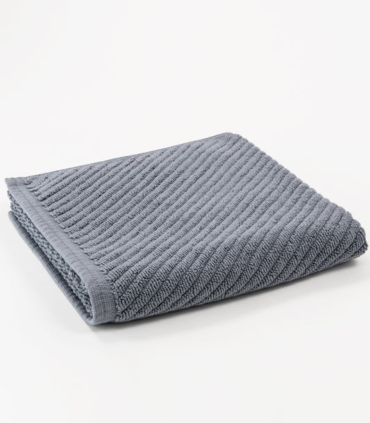 Bhumi Organic Cotton - Twill Bath Mat - Granite Blue