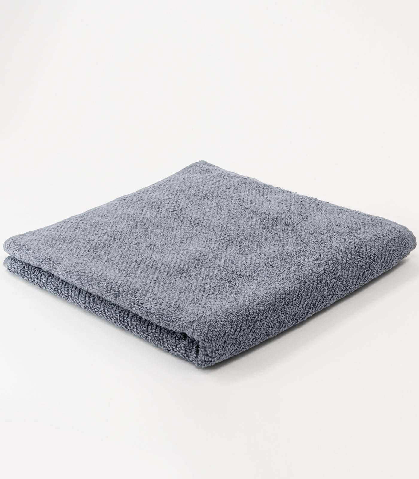Bhumi Organic Cotton - Twill Bath Towel - Graphite Blue