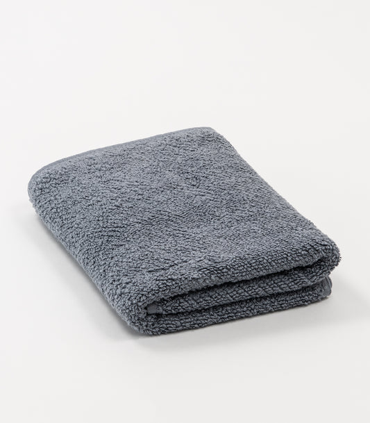 Twill Fitness Towel - Granite Blue