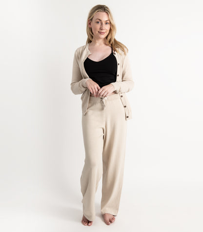 Bhumi Organic Cotton - Fine Knit Pant - Oatmeal