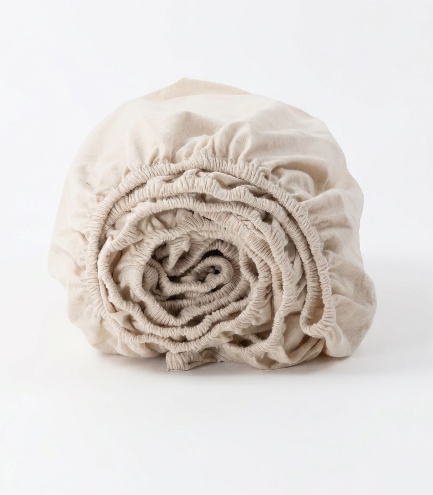 Organic Cotton Fitted - Flannelette Sheet - Natural