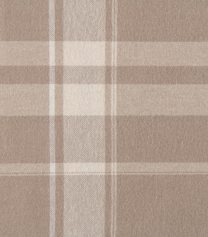 Bhumi Organic Cotton - Flannelette Pillow Cases (pair) - Plaid - Golden Taupe Plaid