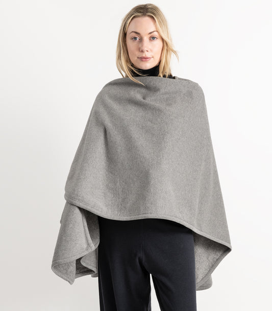 Bhumi Organic Cotton - Fleece Wrap - Graphite Melange