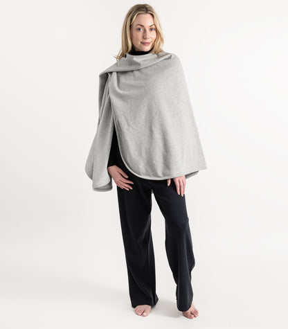 Bhumi Organic Cotton - Fleece Wrap (2 Pack) - Light Grey Melange
