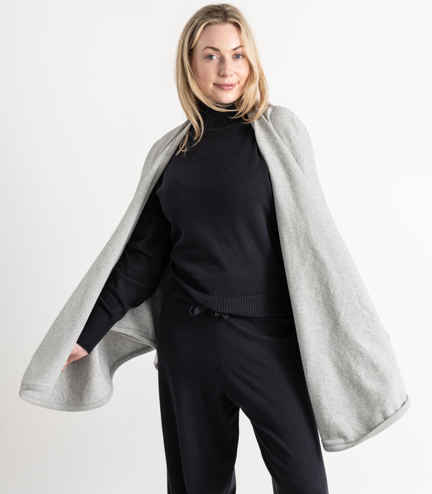 Bhumi Organic Cotton - Fleece Wrap (2 Pack) - Light Grey Melange