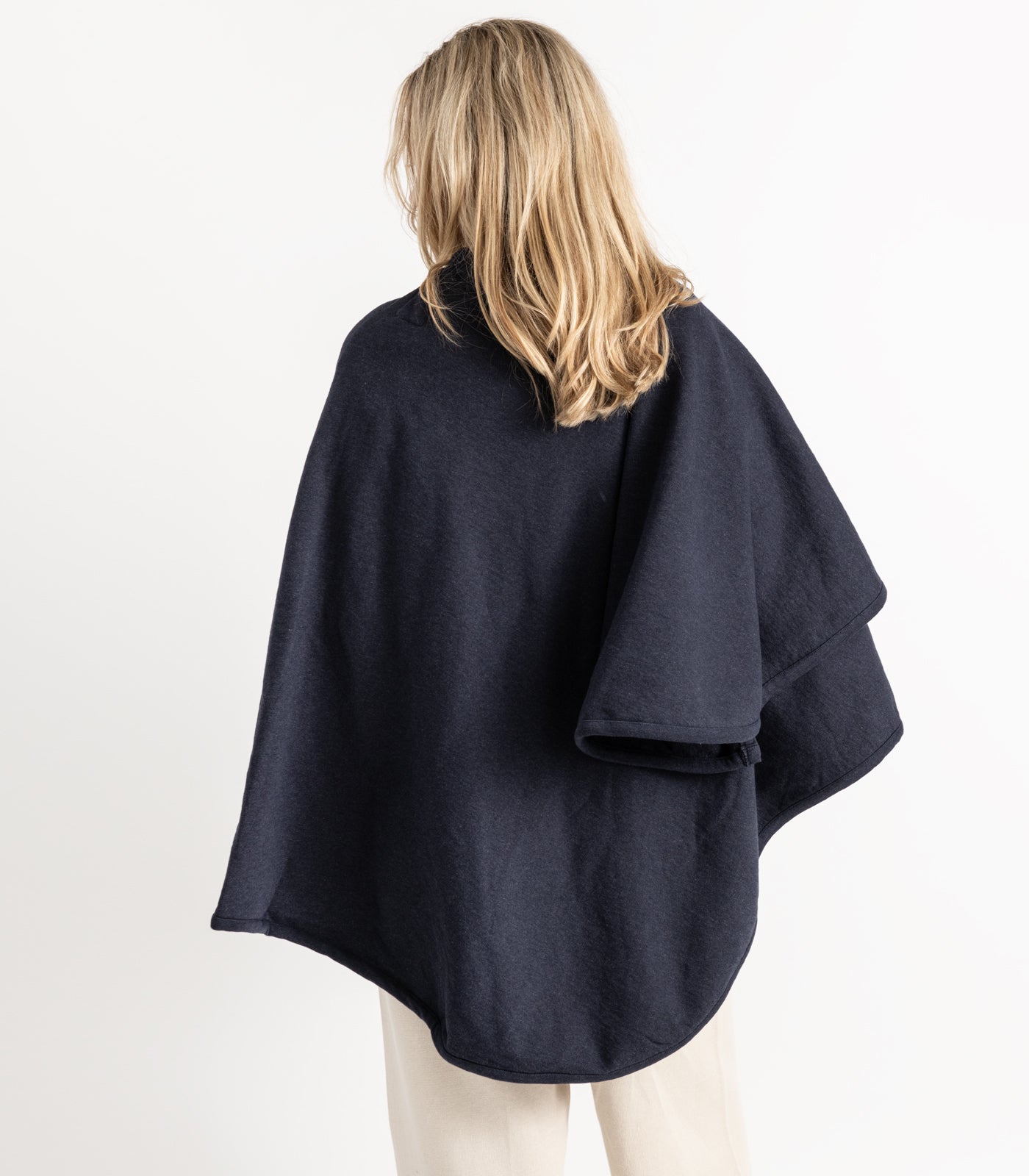 Bhumi Organic Cotton - Fleece Wrap - Navy Melange