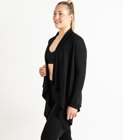 Flowing Cardigan - Black