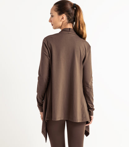 Flowing Cardigan - Chocolate Martini