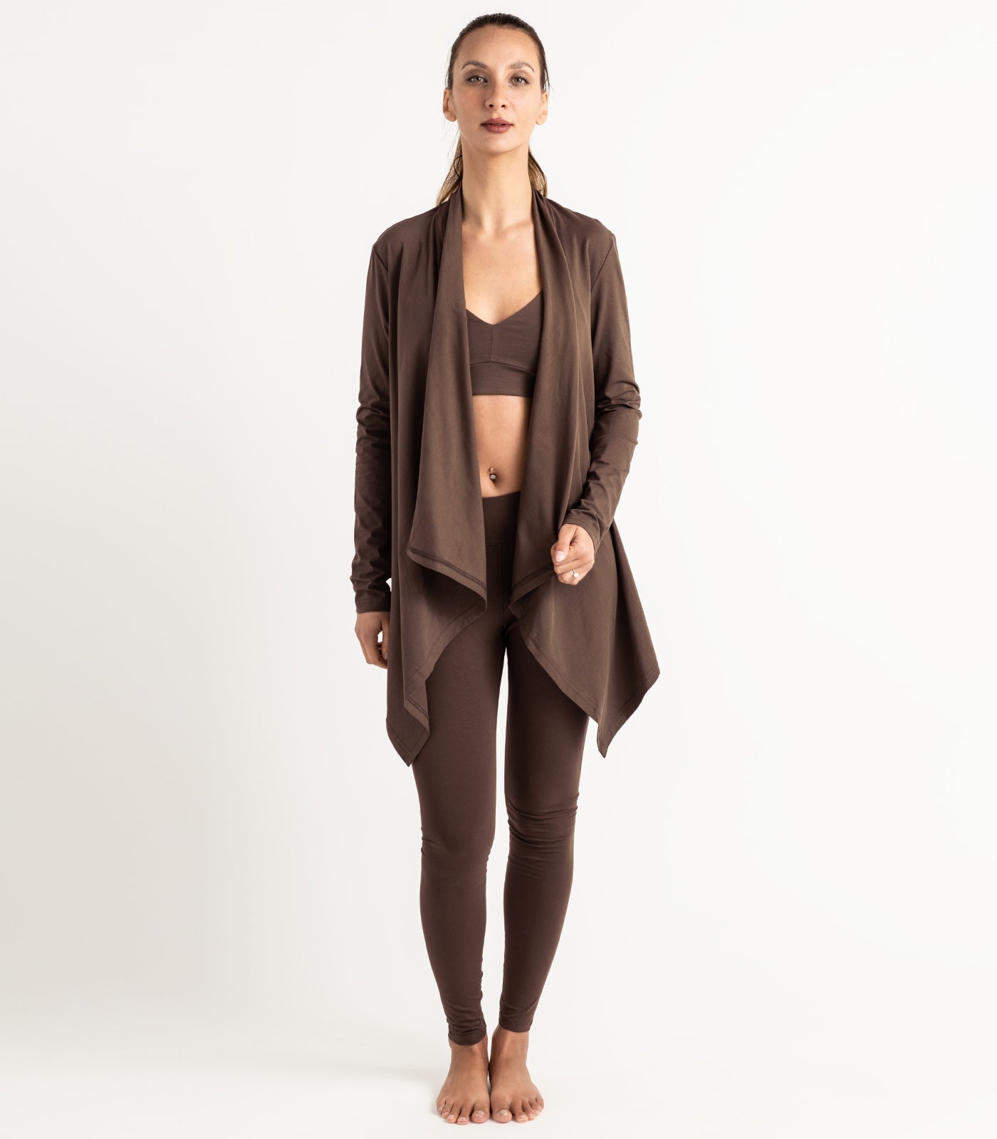 Flowing Cardigan - Chocolate Martini