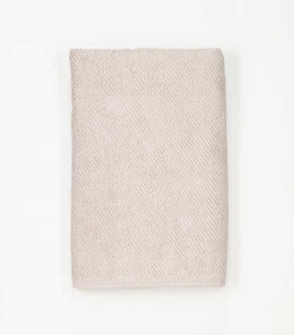 Bhumi Organic Cotton - Dry Off In Style Twill Bath Towel (3 Pack) - Fog