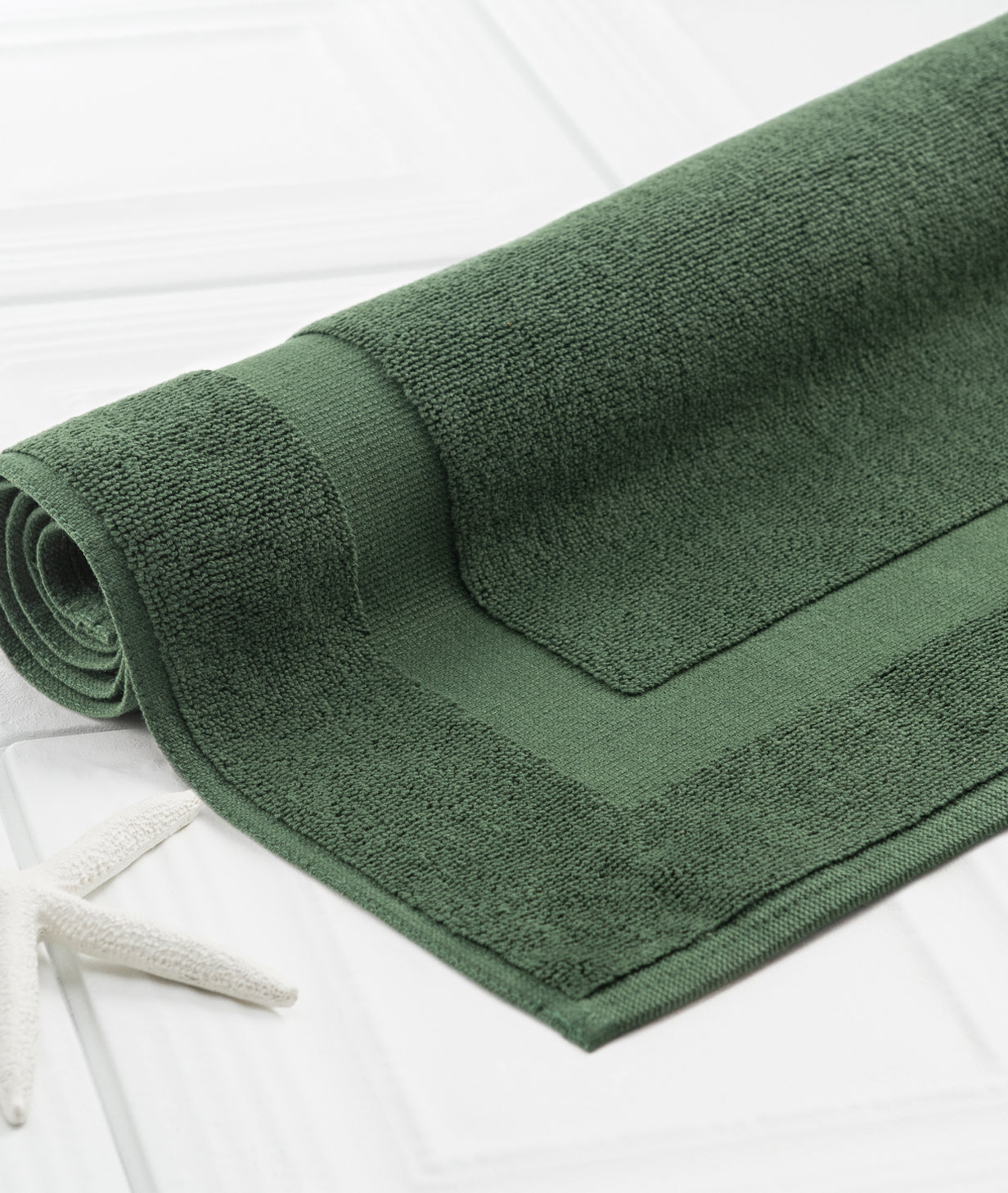 Bhumi Organic Cotton - Bath Mat - Forest Green