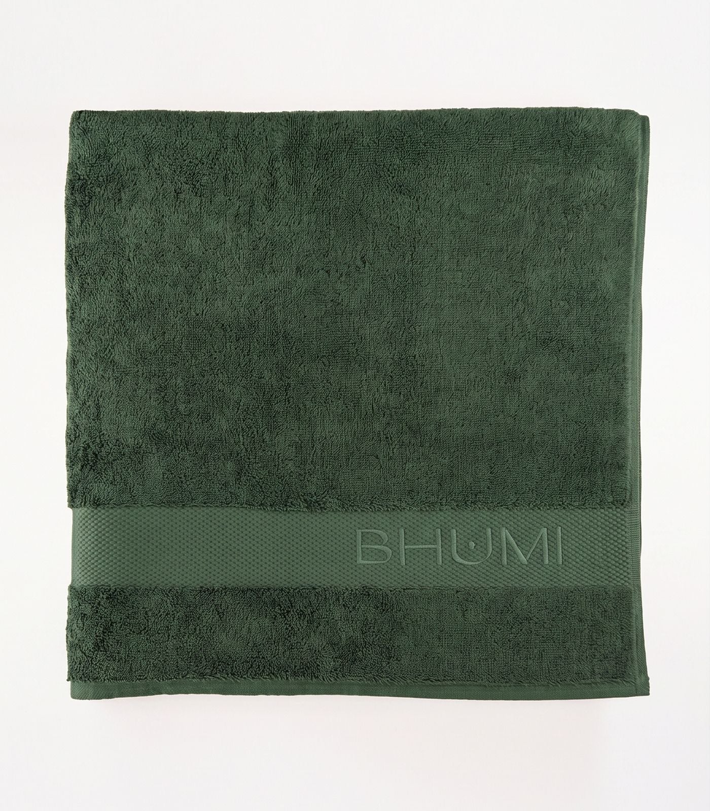 Bhumi Organic Cotton - Bath Sheet - Forest Green
