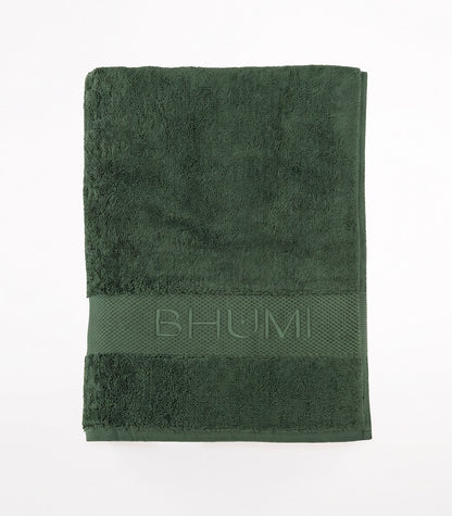 Bhumi Organic Cotton - Bath Towel - Forest Green