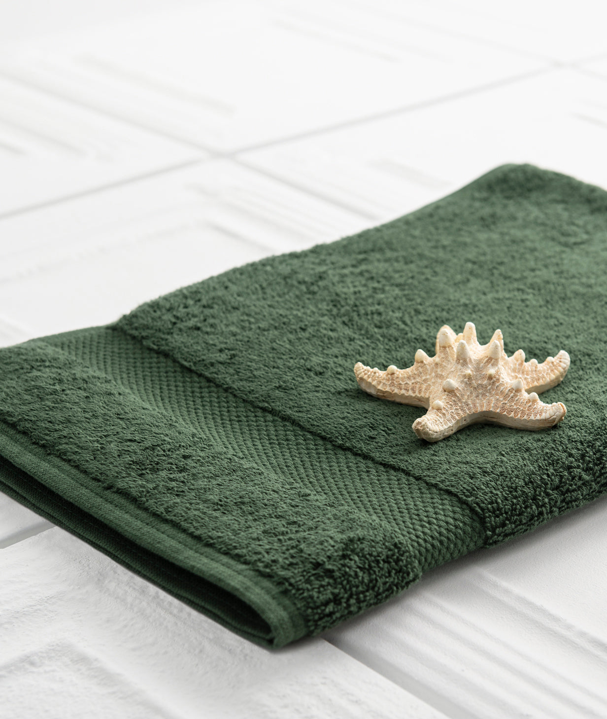 Bhumi Organic Cotton - Hand Towel - Forest Green