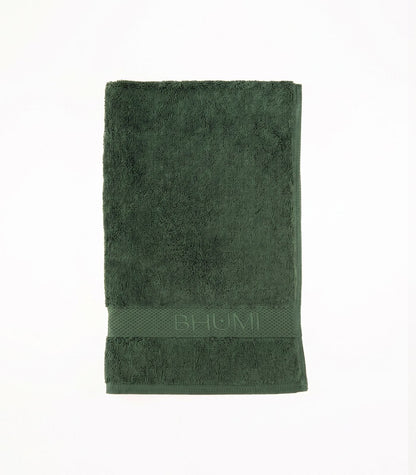 Bhumi Organic Cotton - Hand Towel - Forest Green