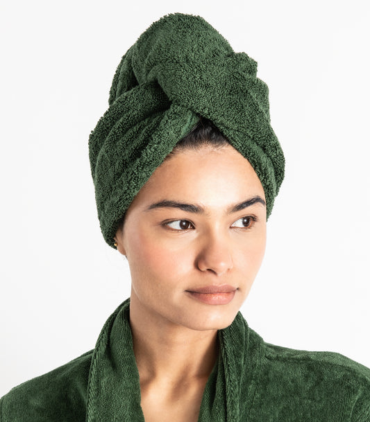 Bhumi Organic Cotton - Head Wrap - Forest Green