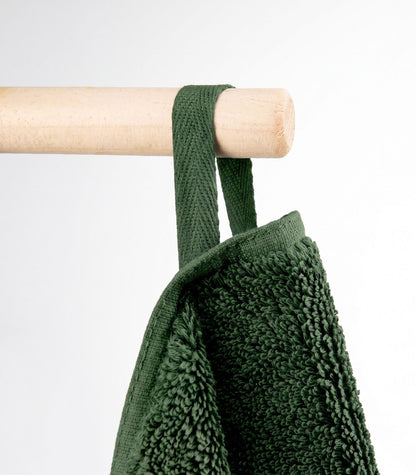 Bhumi Organic Cotton - Hand Towel - Forest Green