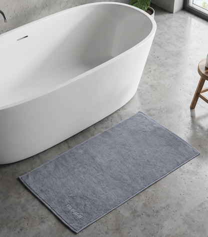 Bhumi Organic Cotton - Bath Mat - Granite Blue