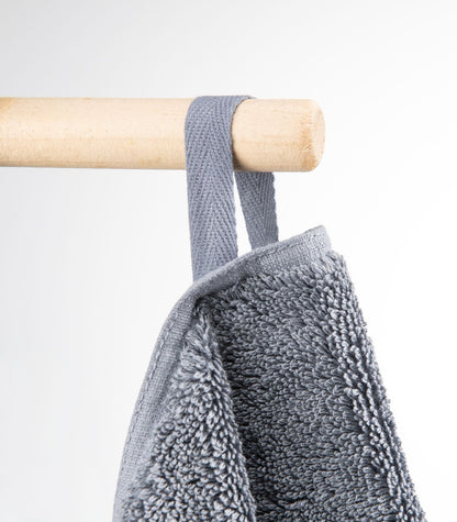 Bhumi Organic Cotton - Hand Towel - Granite Blue