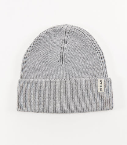 Bhumi Organic Cotton - Knit Beanie - Light Grey