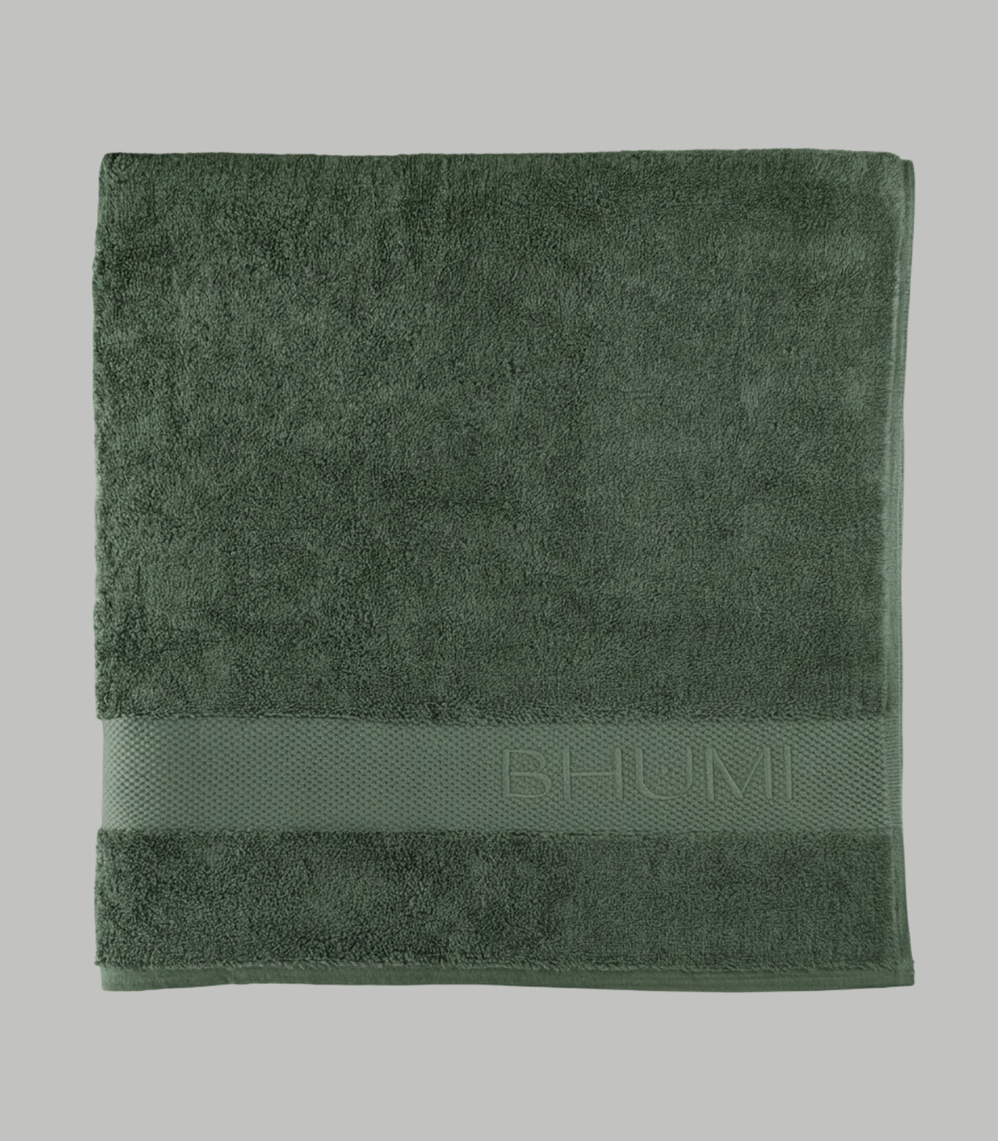 Bhumi Organic Cotton - Bath Sheet - Forest Green