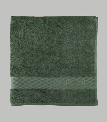 Bhumi Organic Cotton - Bath Sheet - Forest Green