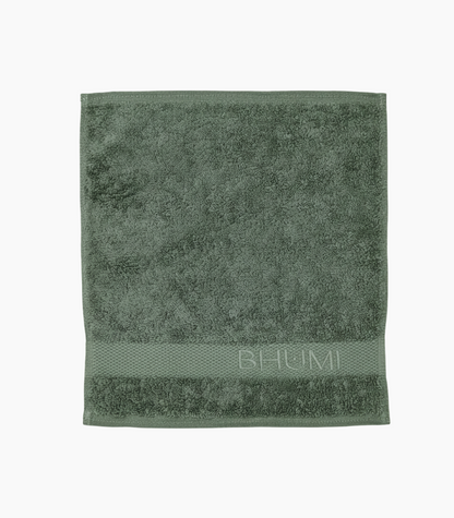 Bhumi Organic Cotton - Wash Cloth - Forest Green