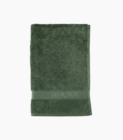 Bhumi Organic Cotton - Hand Towel - Forest Green