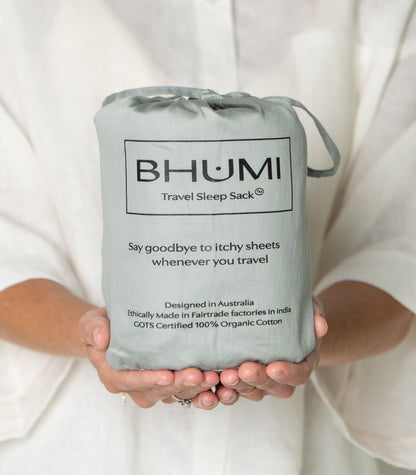 Bhumi Organic Cotton - Travel Sleep Sack - Desert Sage