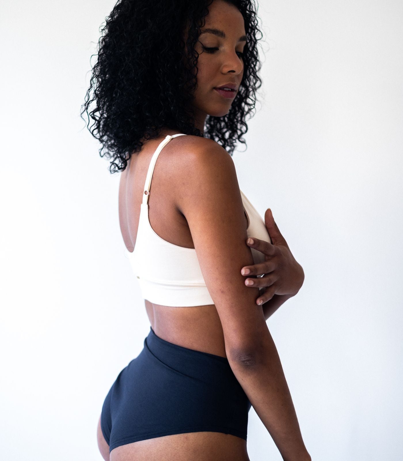 Bhumi Organic Cotton - Hi Cut Brief (2 Pack) - Navy