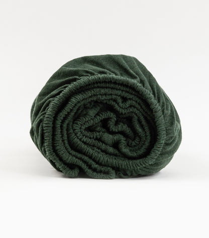 Bhumi Organic Cotton - Fitted - Jersey Sheet - Green Melange