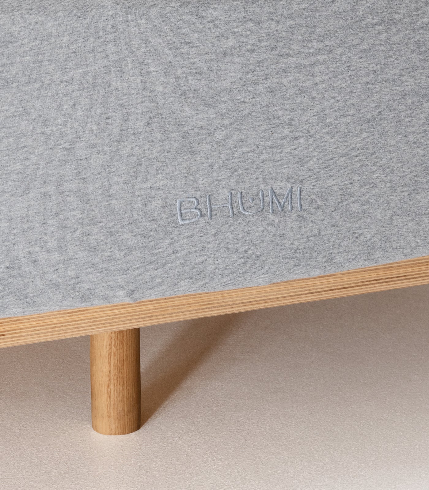 Grey Melange - Jersey Fitted Sheet Set
