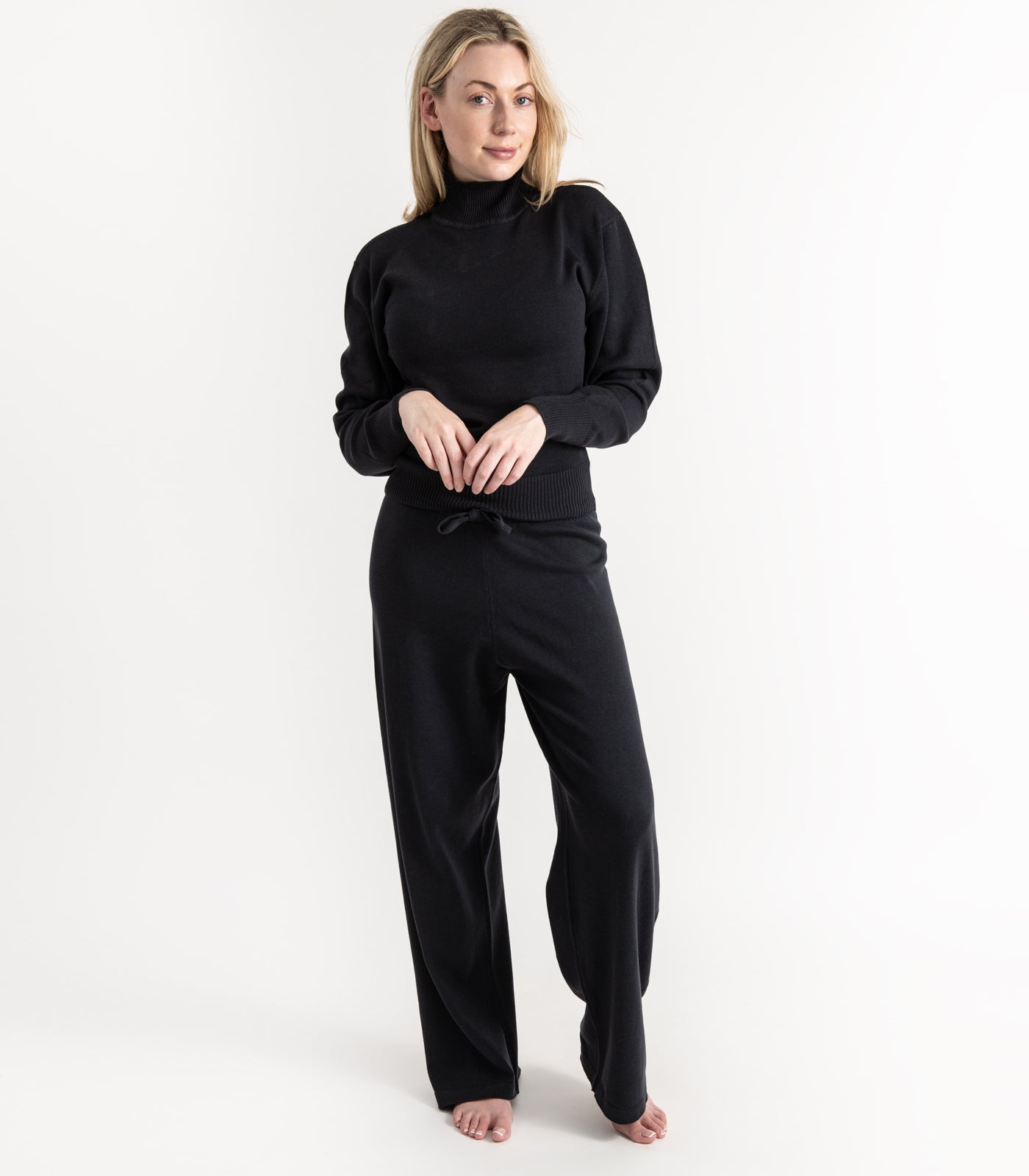 Bhumi Organic Cotton - Fine Knit Pant - Charcoal