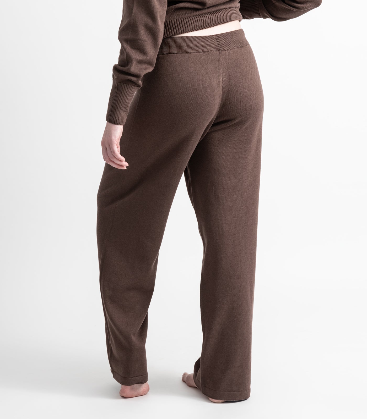 Bhumi Organic Cotton - Fine Knit Pant - Chocolate