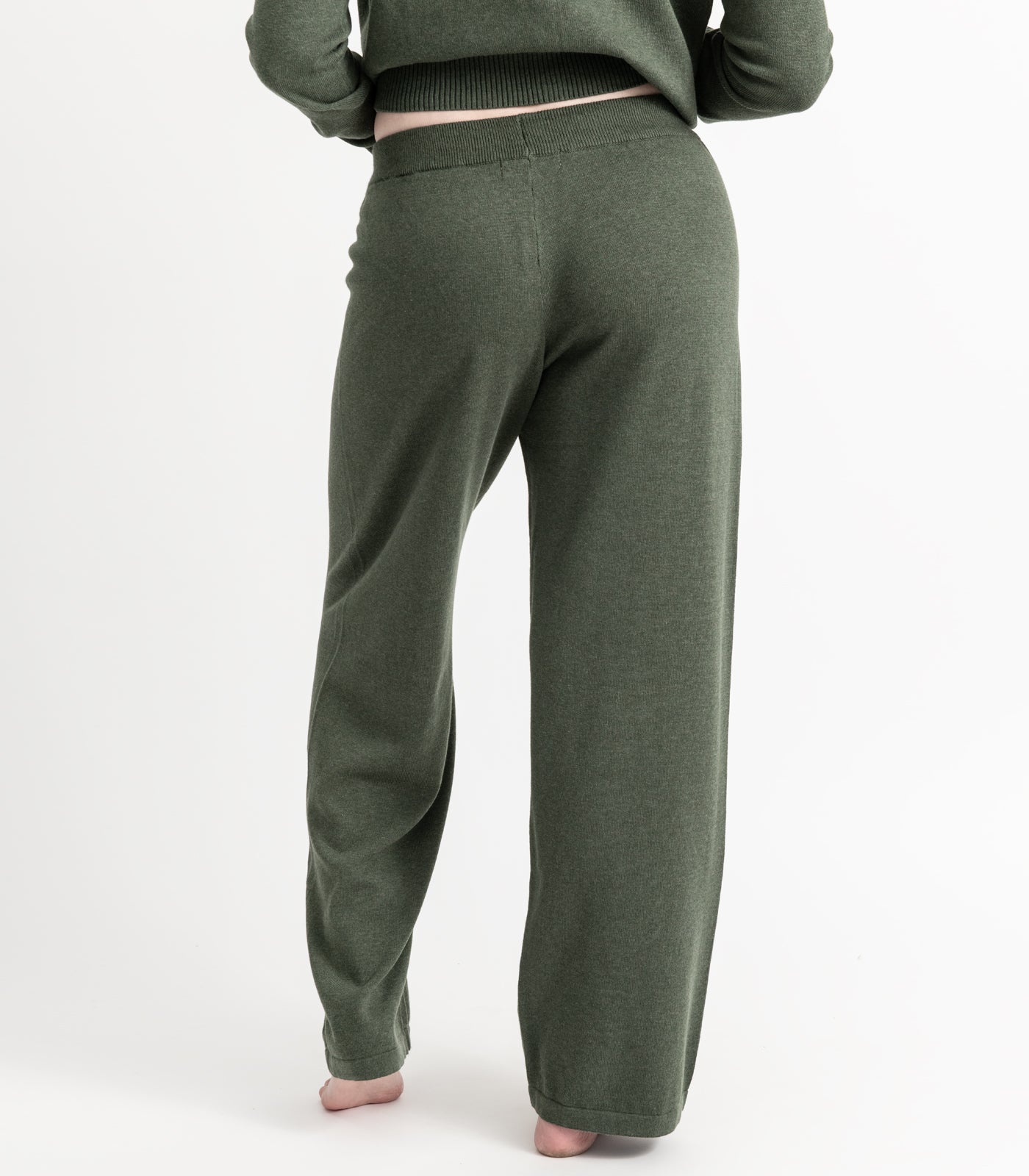 Bhumi Organic Cotton - Fine Knit Pant - Olive