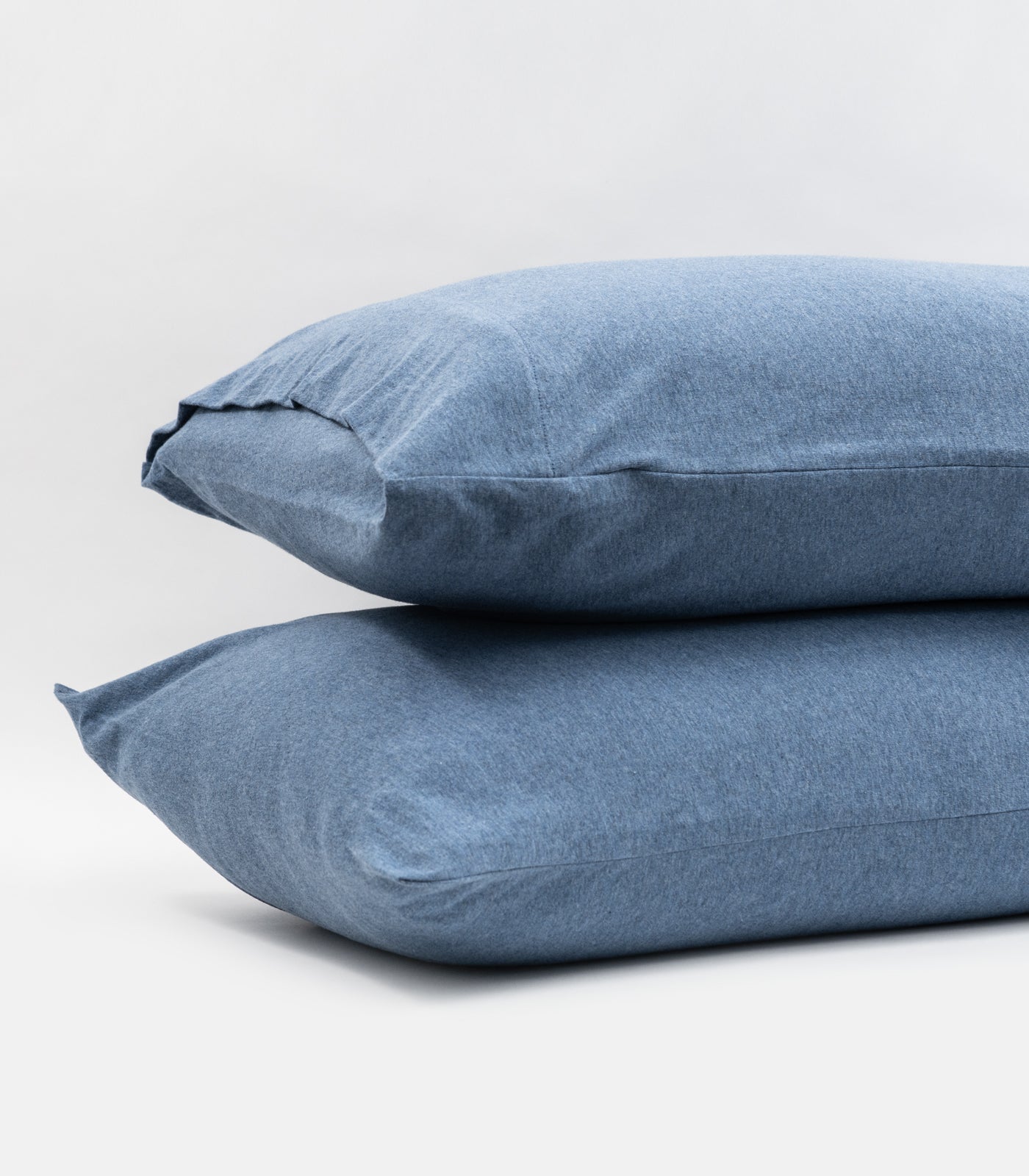 Ocean Blue Melange - Jersey Standard Pillow