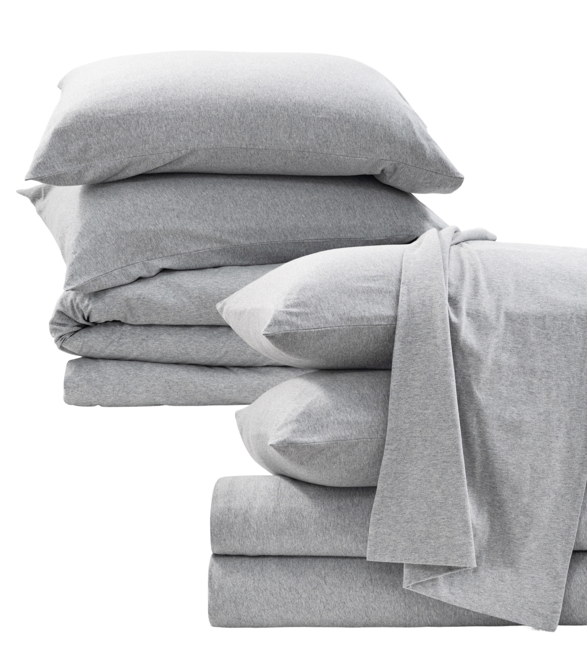 Ocean Blue Melange - Jersey Essential Bundle