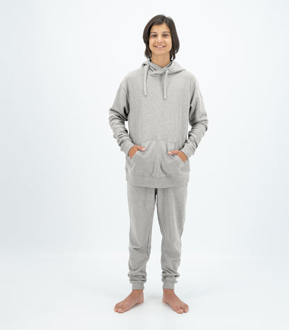 Bhumi Organic Cotton - Kid's Hoodie - Light Grey Melange