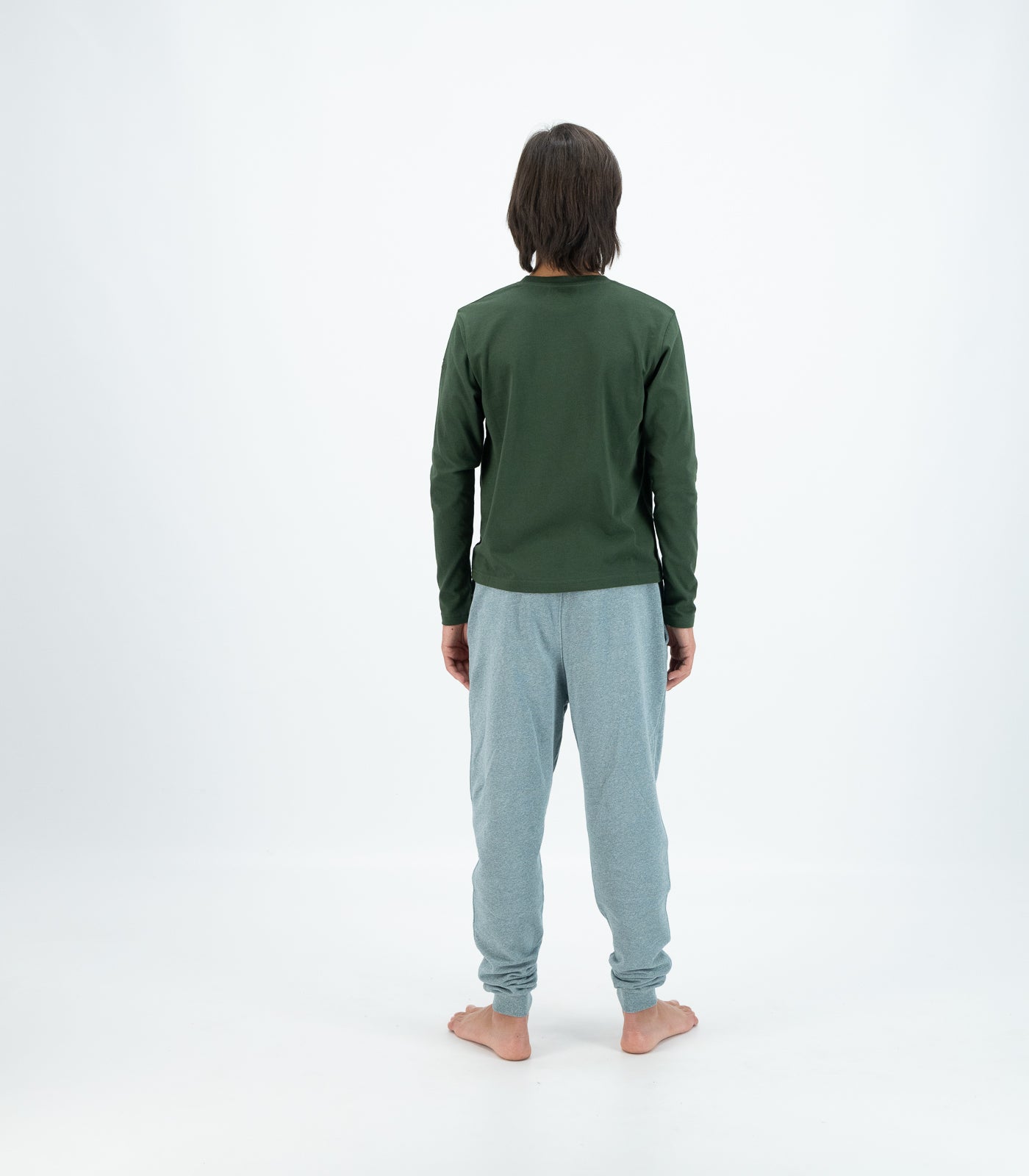 Bhumi Organic Cotton - Kid's Track Pant - Turquoise Melange