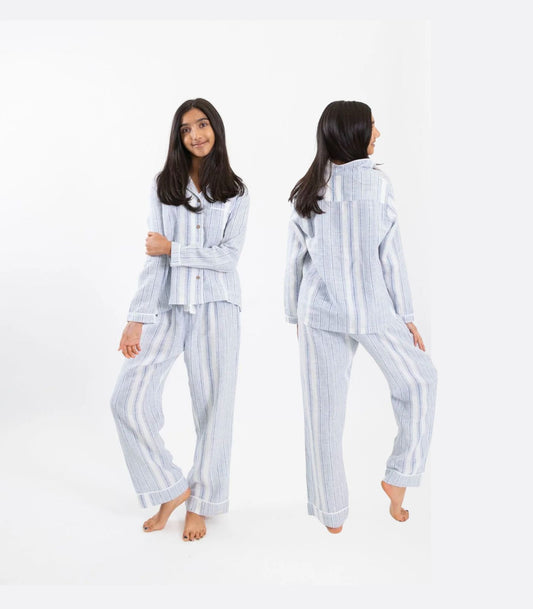 Bhumi Organic Cotton - Kids Linen Wear Me Wash Me PJ Pack - Long