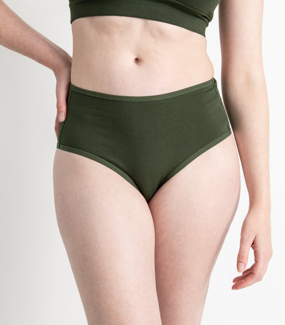 Organic Cotton Hi Cut Brief (6 Pack) - Last Chance