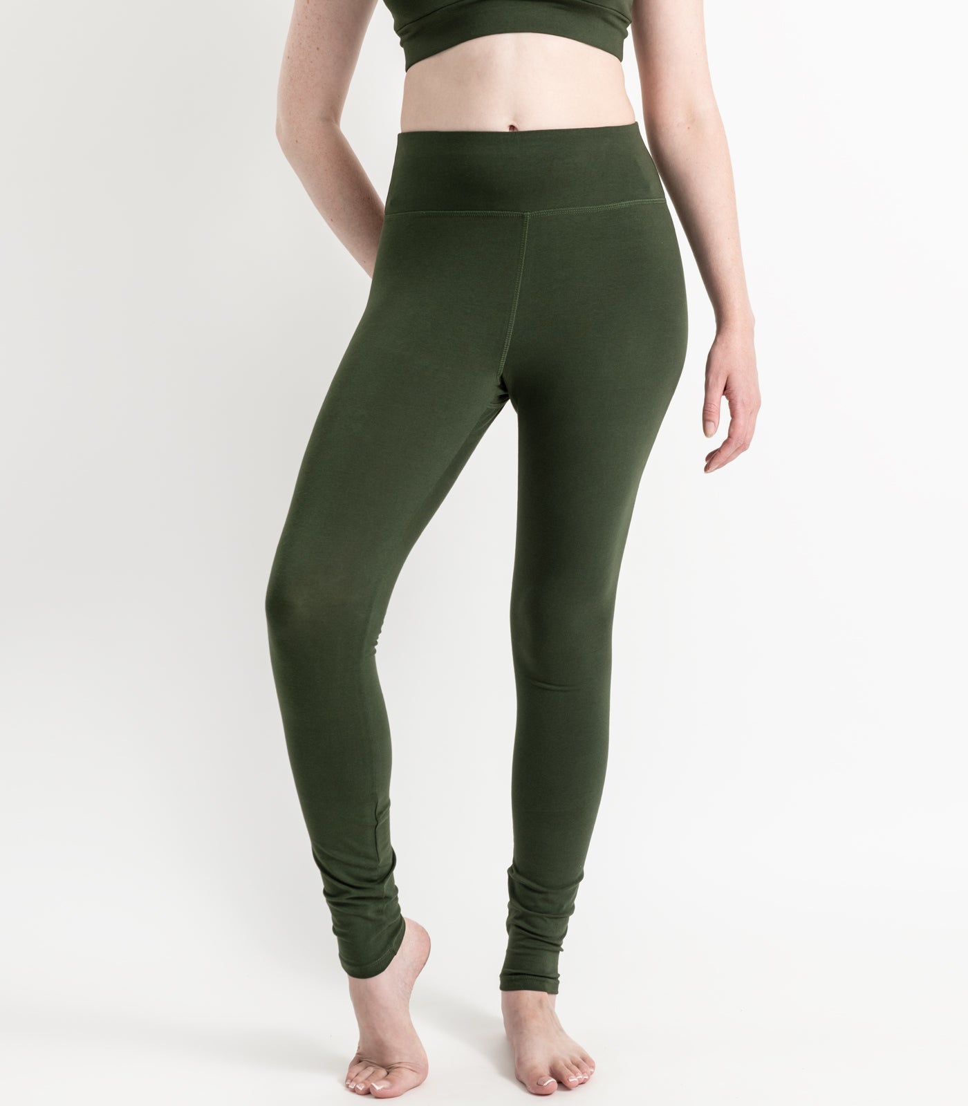 Bhumi Organic Cotton - New Leggings - Kombu Green