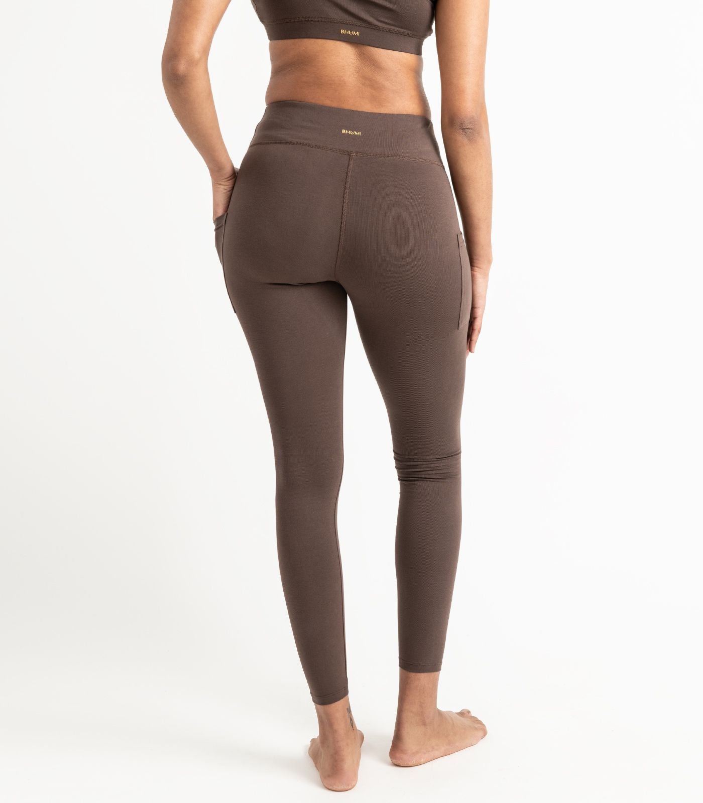 Pocket Leggings - Chocolate Martini
